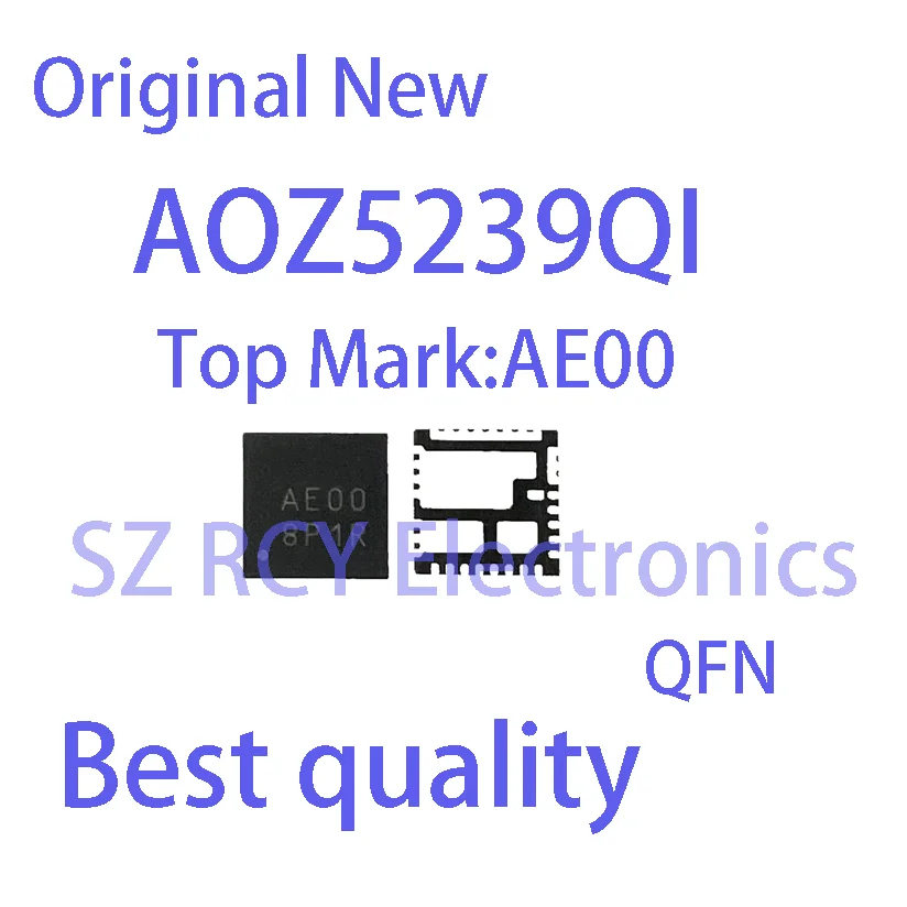 (5 PCS)NEW AOZ5239QI AOZ5239 Top Mark AE00 AEOO QFN IC Chip electronic