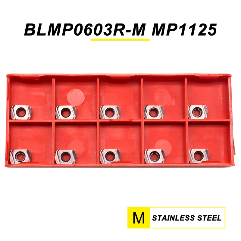 BLMP0603R م MP1125 كربيد إدراج طحن تحول أداة BLMP0603 R م التنغستن شفرات من الكربيدات آلة خرط تعمل بالتحكم الرقمي بواسطة الحاسوب لالفولاذ المقاوم للصدأ