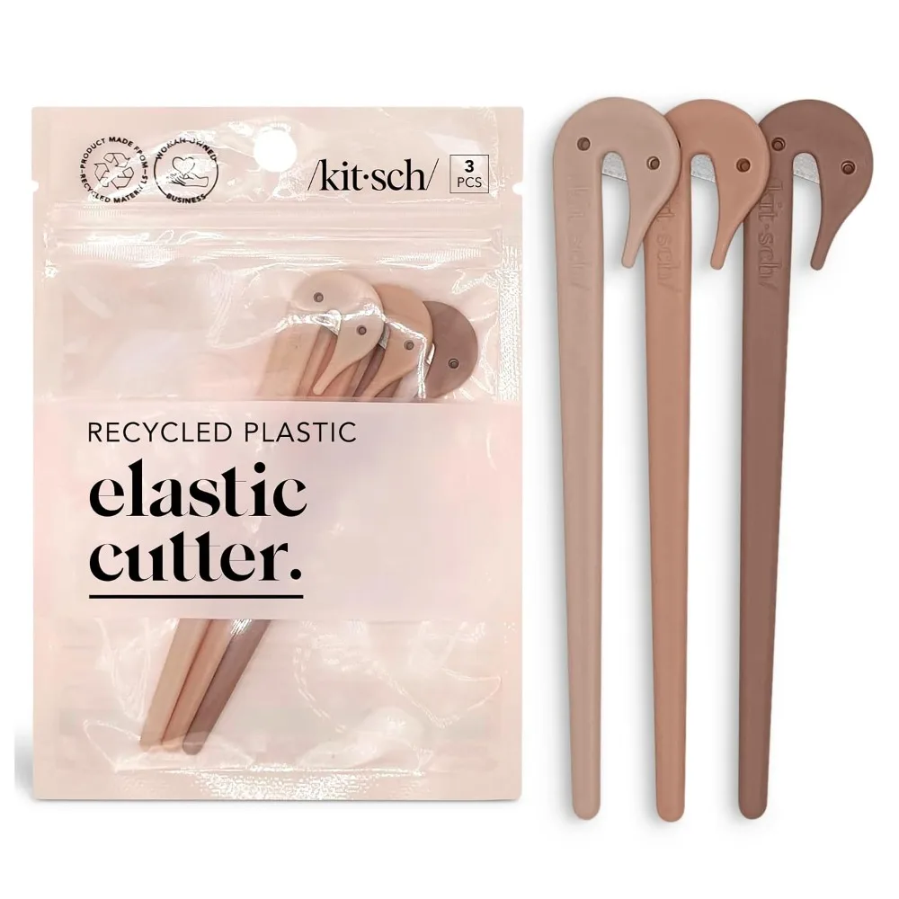 Gentle Hair Elastic Cutter Tool No Pull Easy Removal for Hair Rubber Bands 3pc Set Multicolor Ideal Gifts for Women Girls