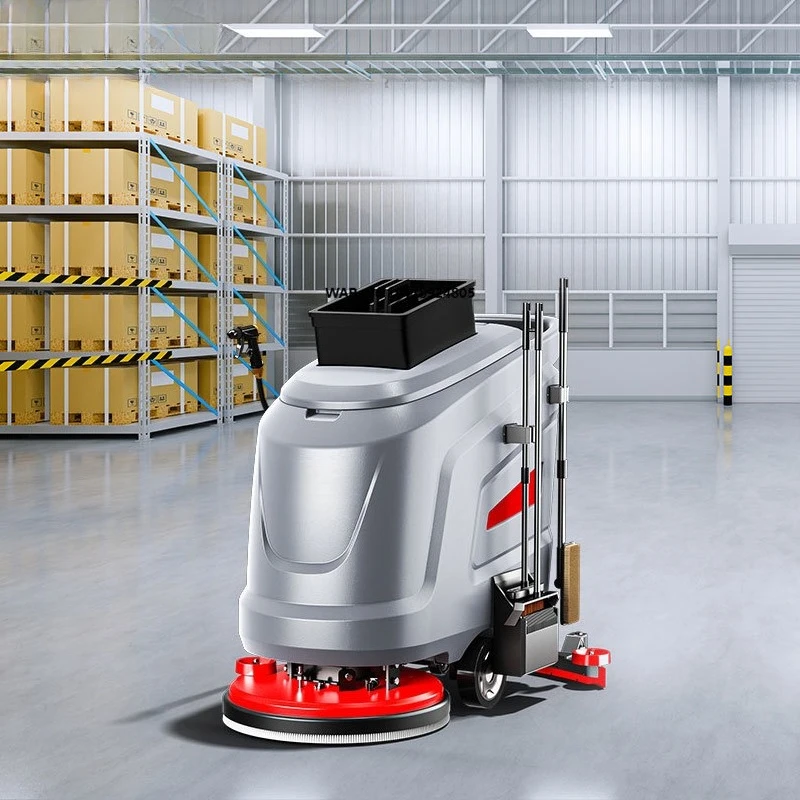 Cordless Power Scrubber Industrial Commercial Hand Floor Scrubber Dryer Machine