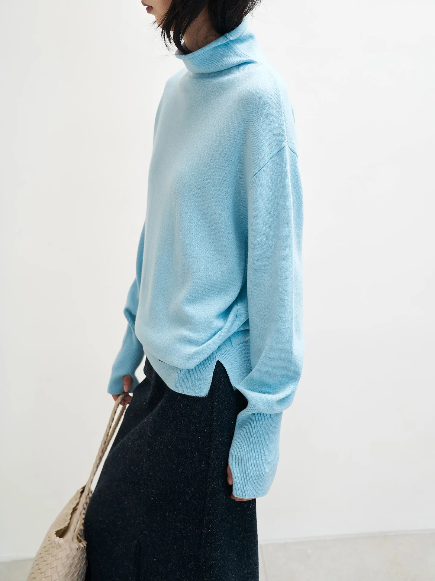 

Seei Австралийский вязаный свитер из полной шерсти, женский осенний удобный капюшон с капюшоном Ne Long Sve, теплый топ