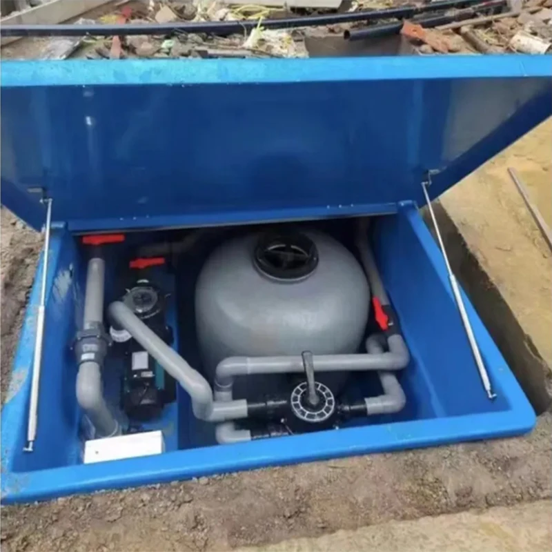 Underground Pool Water Filter System Inground Swimming Pool Sand Filter And Pump Multifunctional Pool Filter