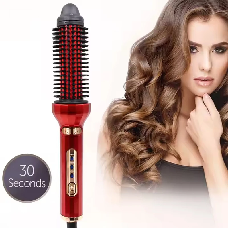 

Portable quick-heating ion spiral curling iron, automatic curling iron, charging styling tool, hairdresser, brush salon tool