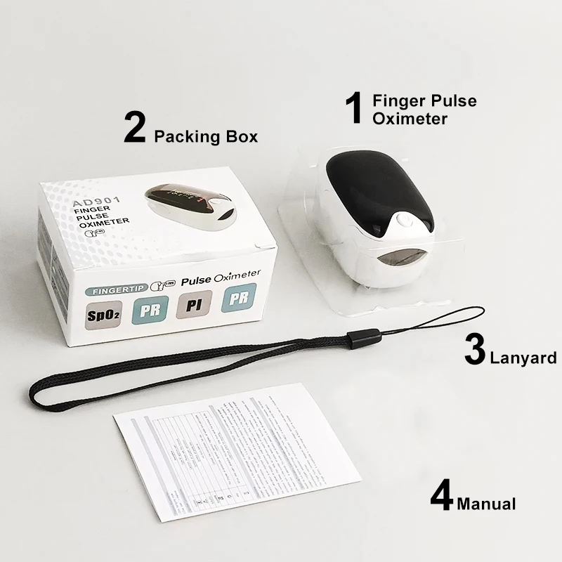 Fingertip Pulse Oximeter SPO2 Blood Oxygen Saturation Meter Heart Rate Monitor LCD Oximetro
