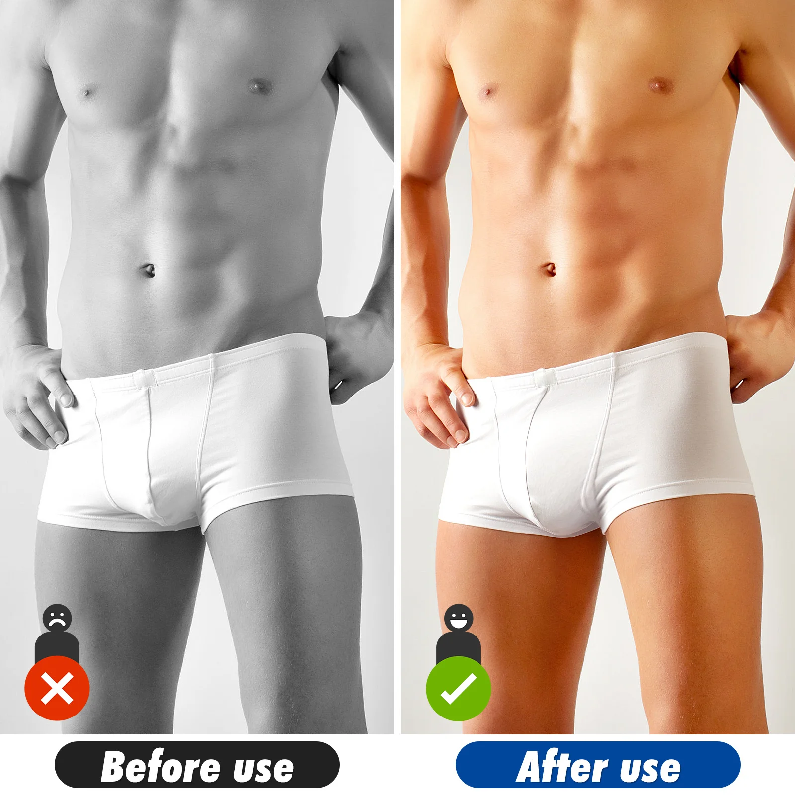 

2Pcs 3D Padded Swimwear Pouch Pad for Shorts Jeans Swimsuits Bathing Suits Black Pouch Bulge