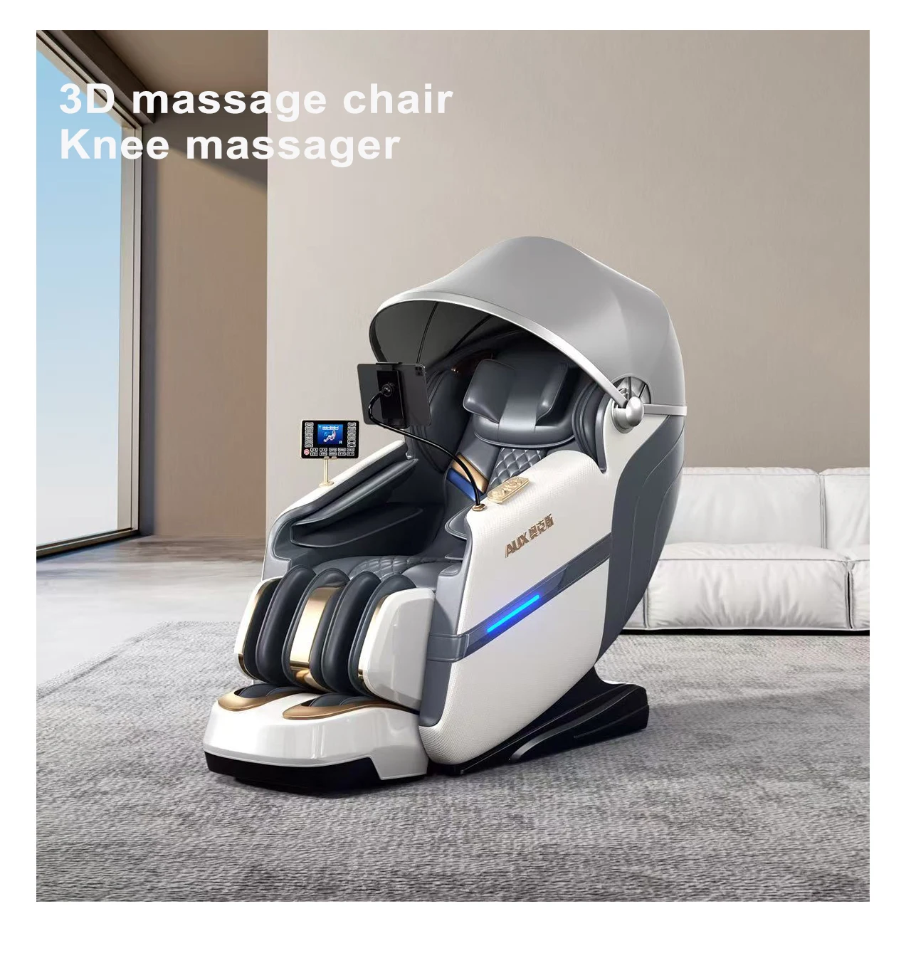 

Professional Massage Zero Gravity Human Touch AI Voice Stretch 4D Track Latest Electronic Massage Chair for Body