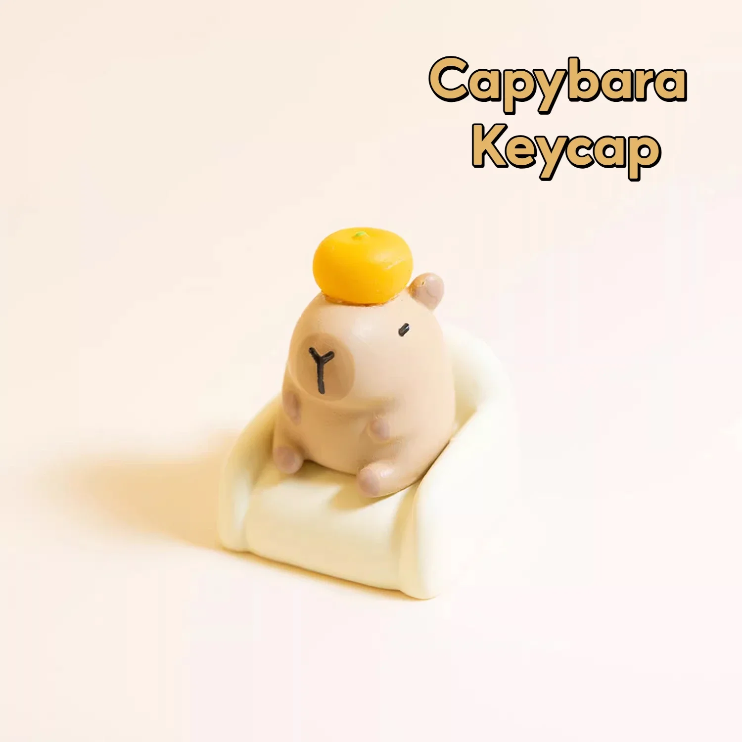 

NEW Capybara Keycap Animal Artisan Keyboard Cap Resin Custom KeyCaps For Mechanical Keyboard Accessories Cute Point Keycap