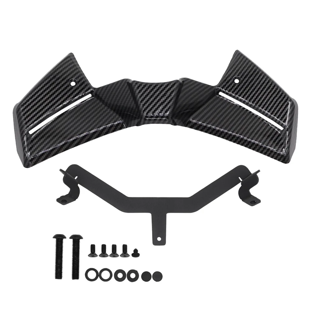 for Yamaha MT-09 MT 09 MT09 2024 2025 Motorcycle Front Spoiler Kit Downforce Naked Frontal Spoilers Winglet Aerodynamic Wing