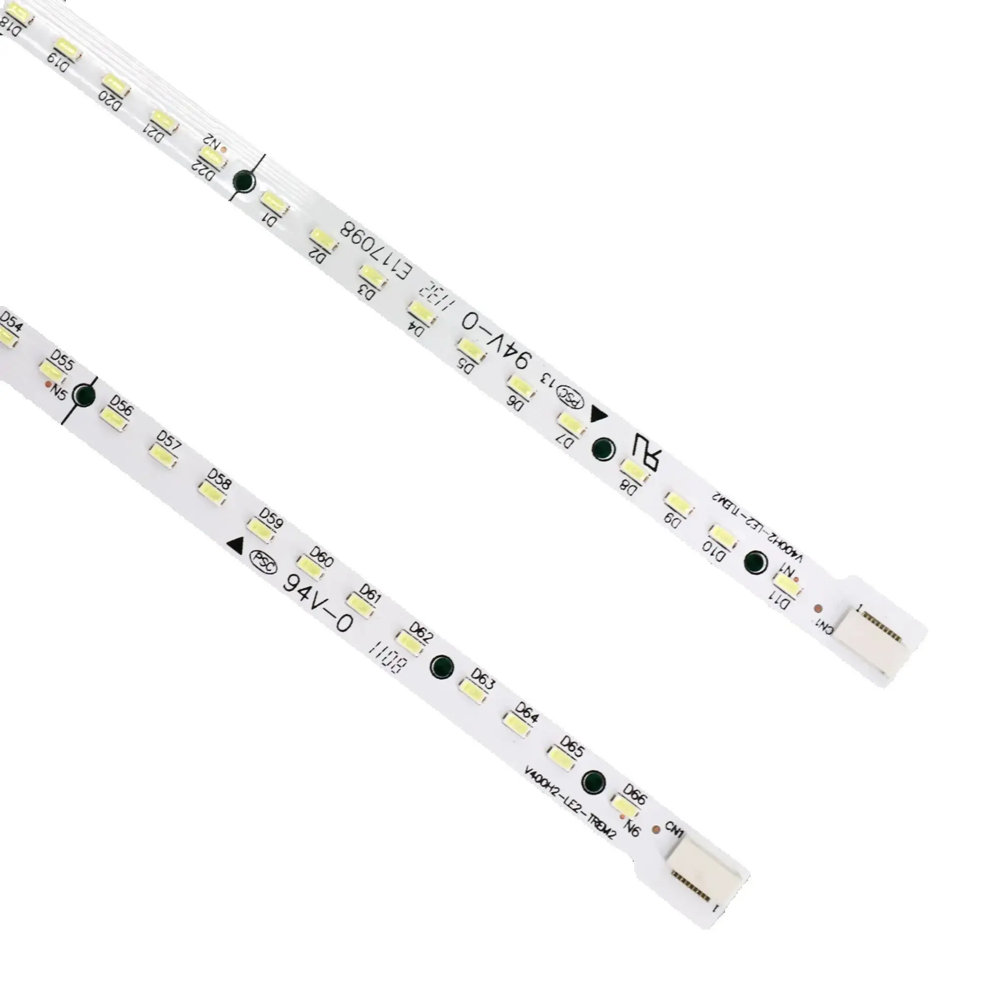 

LED Backlight strip for 40AL800 40EL100C V400HJ2-LE2 E187565 V400H2-LE2-TLEM2 TLEM2 V400H2-LE2-TREM2 TREM1 66LED 453mm