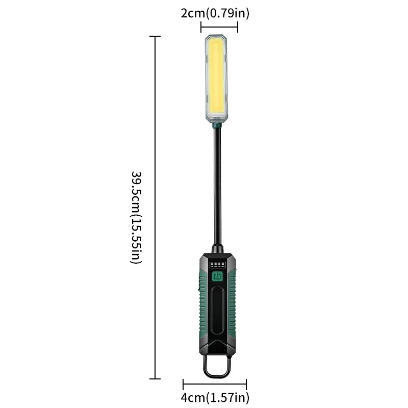 360° Bendable Hose Soldering Lamp LED Outdoor Emergency Light COB Work Light