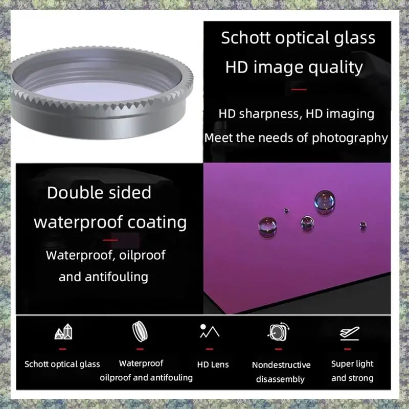 WON для Insta360 Go 2/3 Фильтры для объектива ND8 ND16 ND32 ND64 MCUV CPL Фильтр ночной звезды для спортивной камеры Insta360 GO2 GO3
