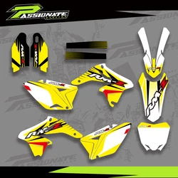 For Suzuki RMZ250 RM-Z RMZ 250 2010-2018 2017 2016 2015 2014 Motorcycle Fairing Graphics Background Decals Sticker Customize