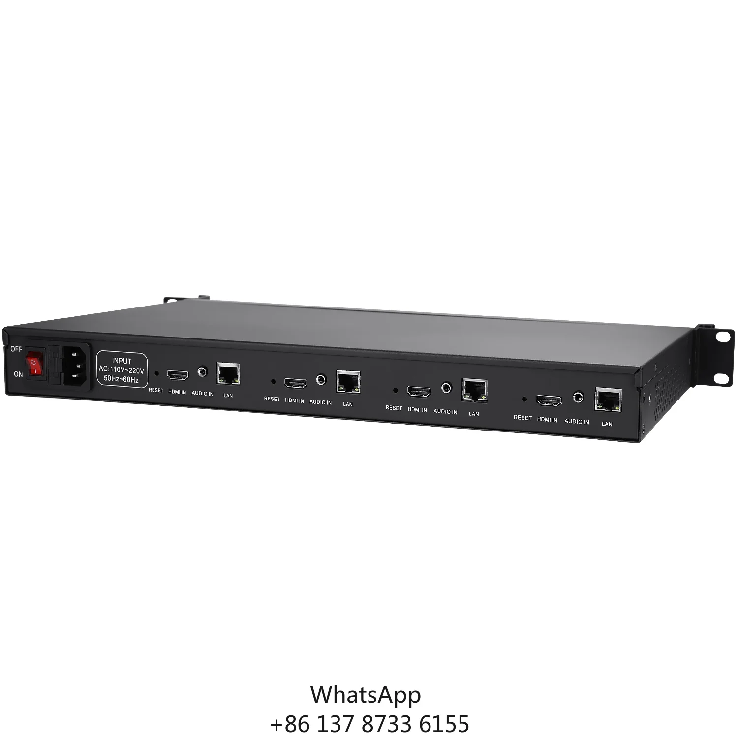 URay 4 Channels HEVC H.264 HDMI IP Video Streaming Encoder Transmitter IPTV Encoder H.264 Support RTSP RTMP UDP HLS