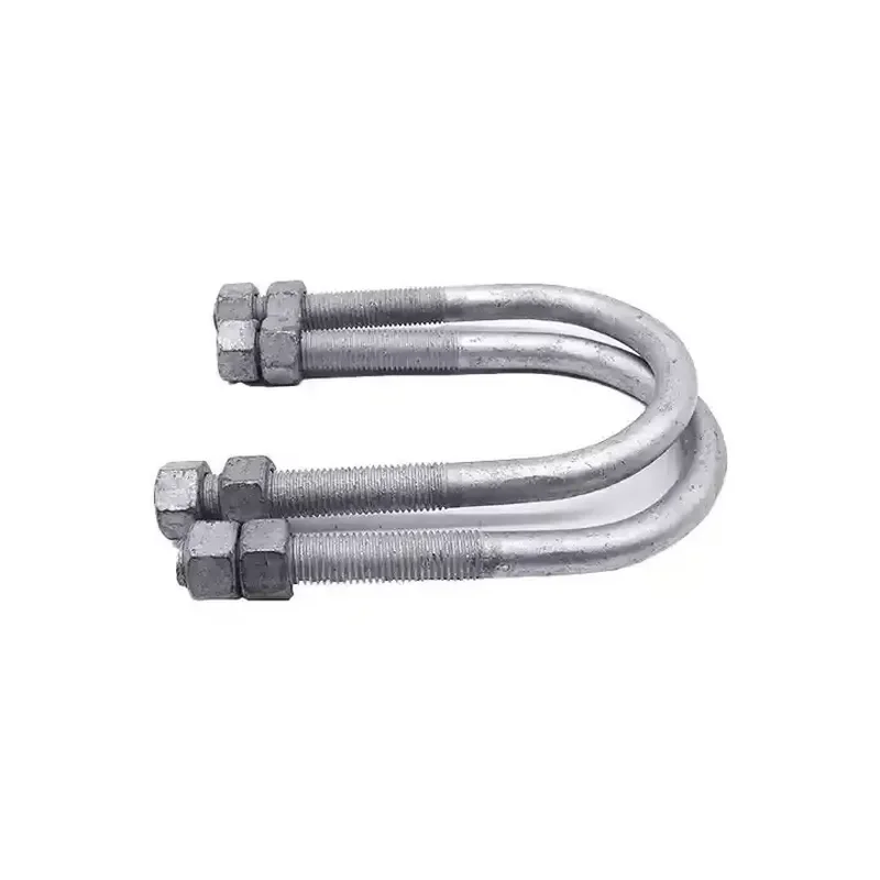 High Tensile Hot Dip Galvanized U-Bolt for Electric Power Tower - Deformed Steel Anchor Bolt
