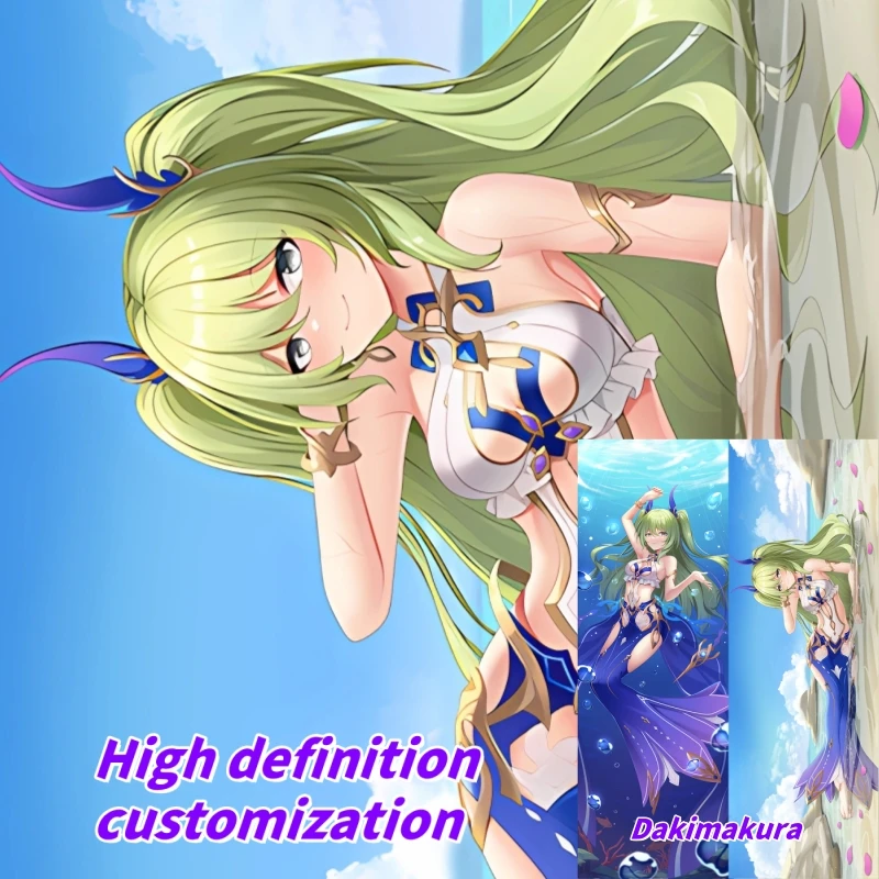 Dakimakura أنيمي كيس وسادة هونكاي تأثير 3 موبيوس على الوجهين طباعة الجسم بالحجم الطبيعي المخدة الهدايا يمكن تخصيصها