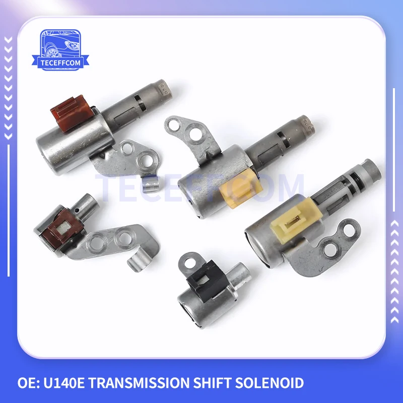 

5PCS U140E Transmission Shift Solenoid kit For LEXUS Toyota Camry Corolla Estima Highlande F-U240E F-U24 35240-32010 3529021010