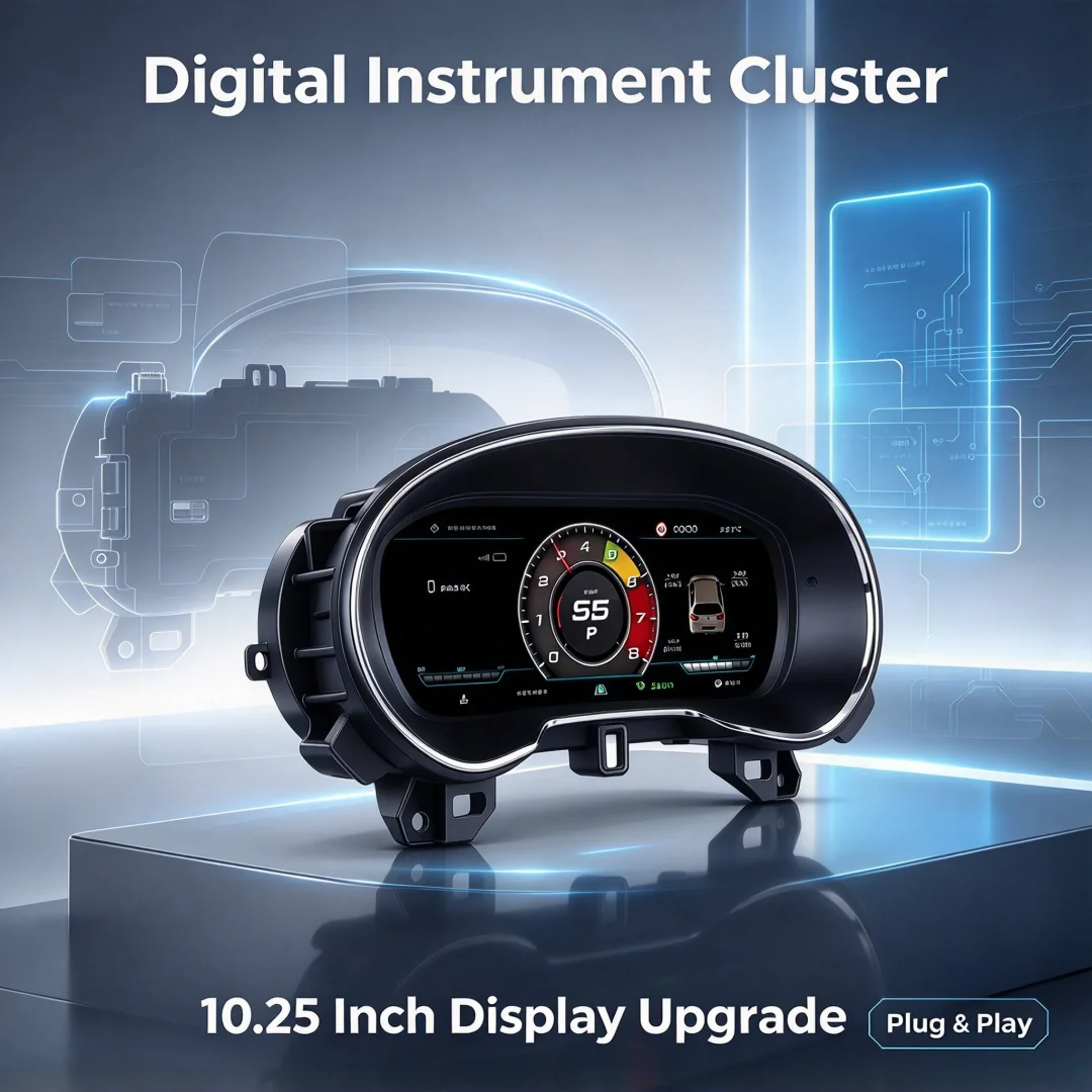 NEW Digital Cluster For Volkswagen Skoda Yeti 5L 2014-2017  LCD Instrument Cluster Car Virtual Instrument Panel Speedometer
