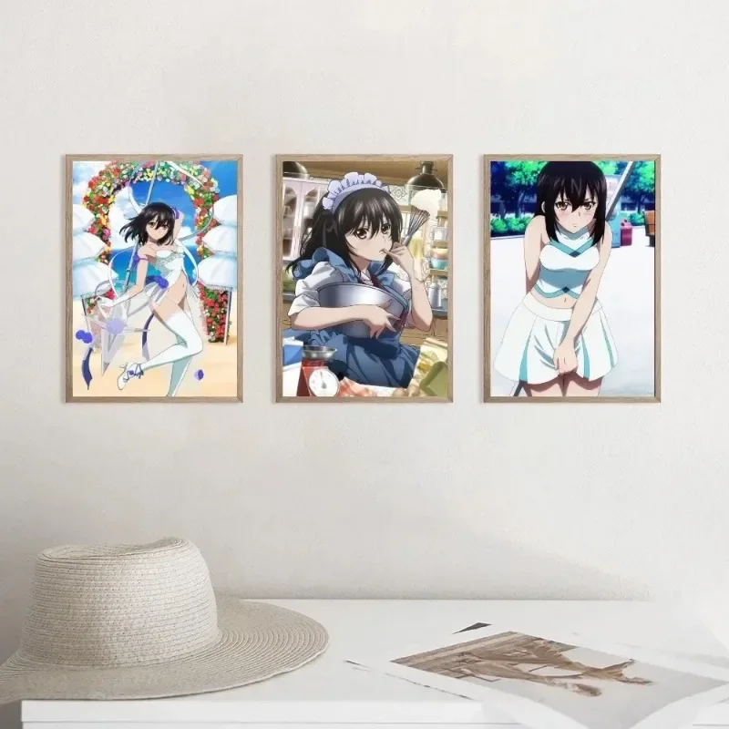 Anime Strike The Blood Himeragi Yukina Poster Room Decor Home Decor Aesthetic Art Murals HD camvas Painting Paper Print Gift