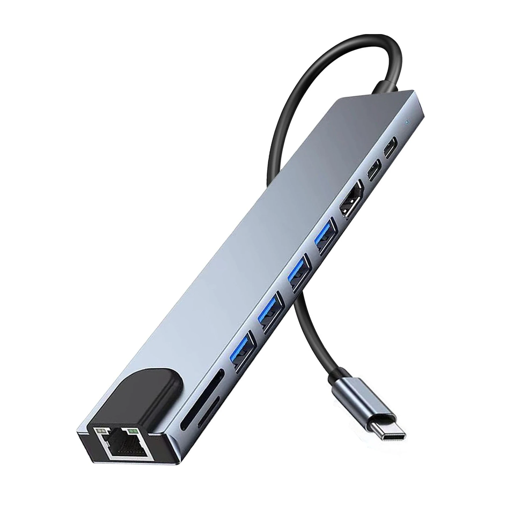 

10-in-1 Laptop Docking Station with 4K HDMI-compatible,RJ45 Ethernet,SD/TF Card Reader,USB 3.0/2.0, PD 100W for Macbook Pro/Air