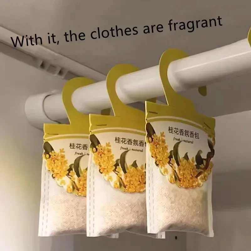 Lavender Sachet Air Freshener Natural Hanging Deodorizer for Closet Wardrobe Drawer Bedroom Car view 2