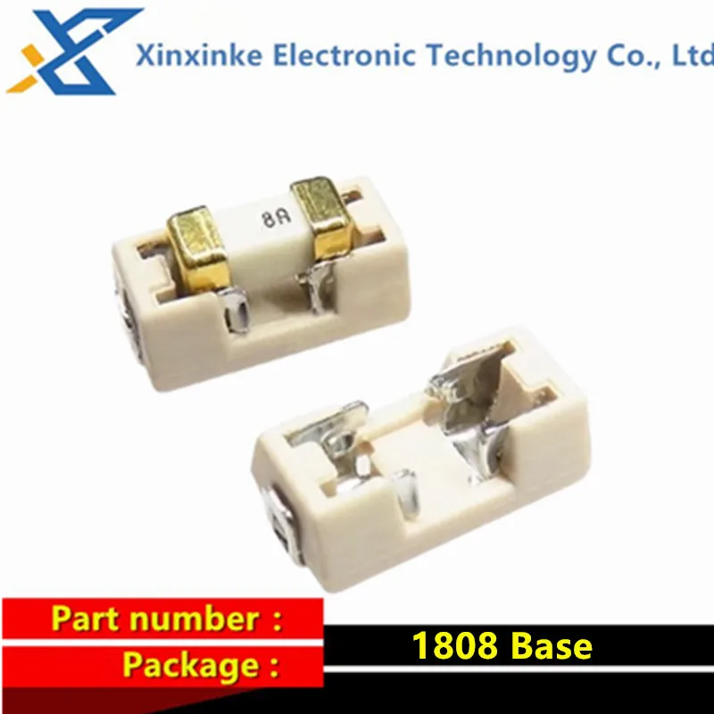 50PCS 1808/2410/6125 250V 0.1A 0.5A 0.75A 1/2/3/4/10/25/30A Disposable Fuse Base Disconnect Quickly/Slow