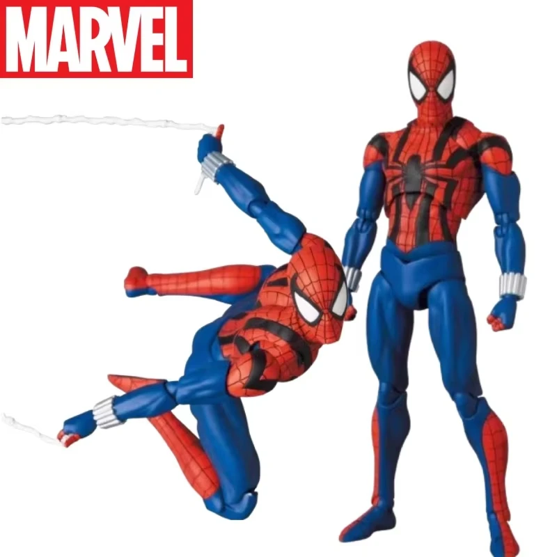 New Ct Toys Spiderman Mafex 143 Ben Reilly Comic Ver The Amazing Spider-Man 001 185 Anime Action Figure Figurine Toys Kids Gifts