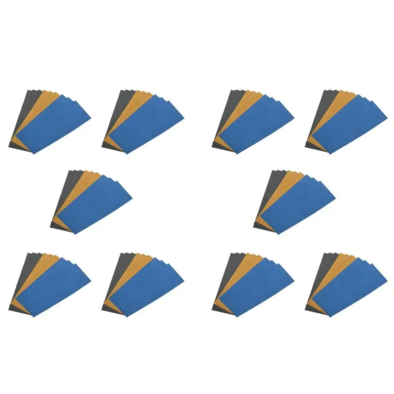 ABLQ 90 Pcs 3000 5000 7000 High Grit Wet And Dry Sandpaper Assortment Drywall Sanding Paper 9 X 3.6 Inch