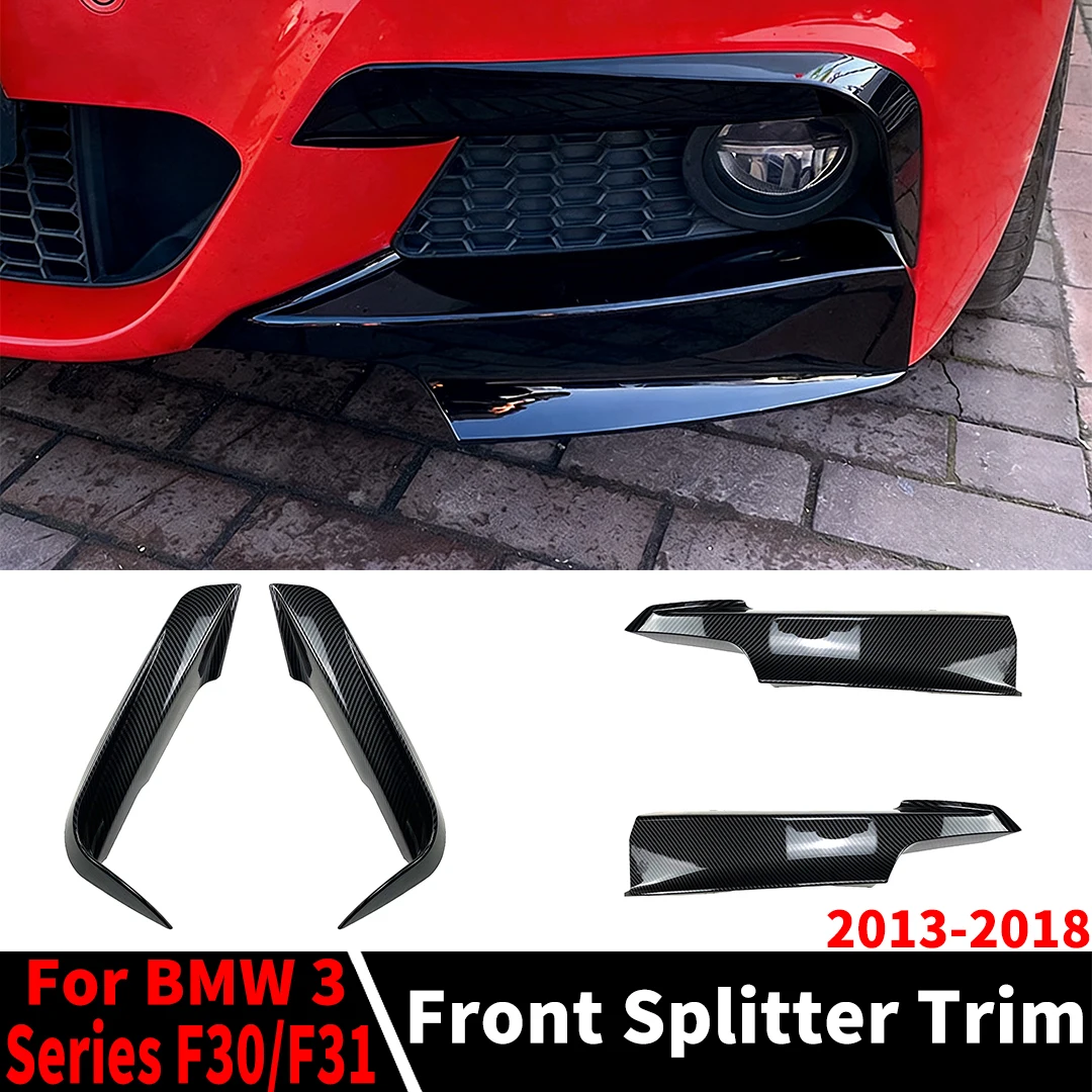 

Аксессуары для тюнинга для BMW 3 серии F30 F31 2013-2018, передний бампер, боковой спойлер, разделитель, отделка подбородка M, спортивная версия