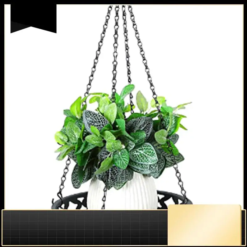 

Металлическая вешалка для растений в упаковке, металлическая вешалка для комнатных растений-N37R