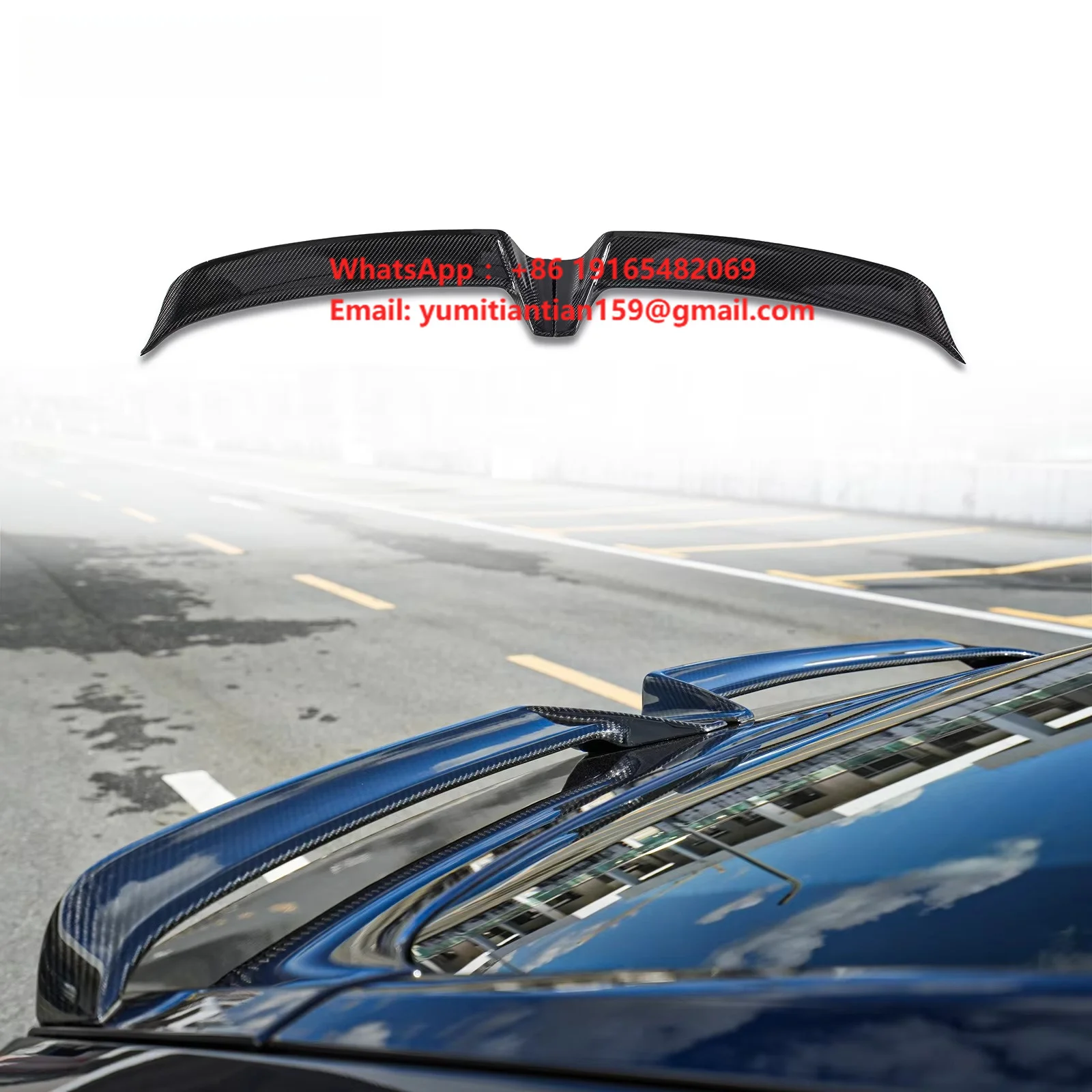 Paktechz Dry Carbon Fiber Trunk Spoiler Rear Wing for Porsche Panamera 971 GTS Turbo S 2017 - 2023