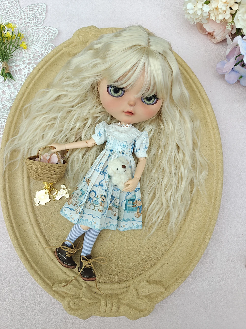 

НОВАЯ кукольная одежда ICY DBS blythe, платье ручной работы, милые аксессуары OB22 OB24 AZONE, кукла Блайт, игрушки для девочек