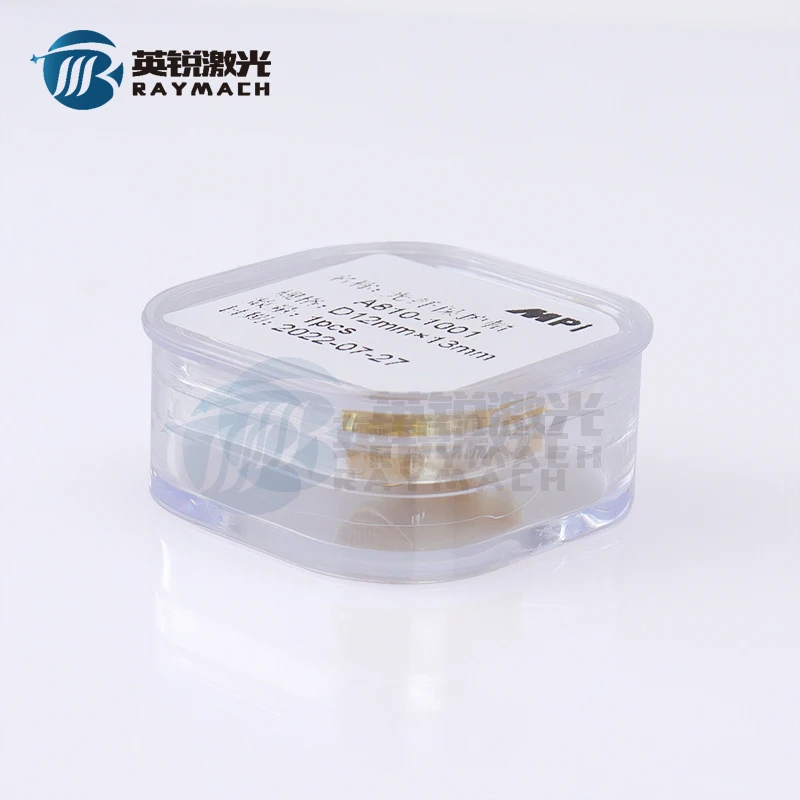 Cristal protector QBH conector lente ventana grupo con tapa protectora de lente para IPG YLS-HPP 3000W máquina de corte de fibra láser