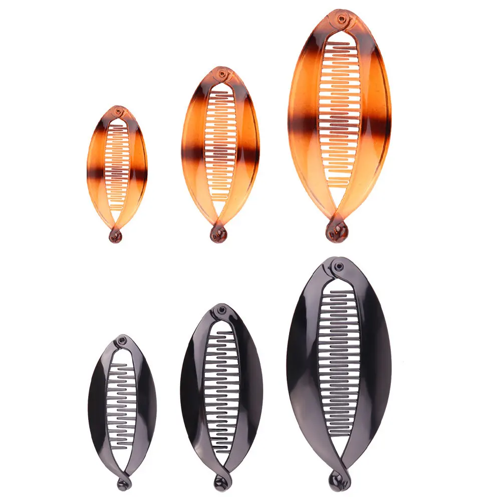

resin hair clamp banana hair comb ponytail holder clip hair grip clips simple headdress