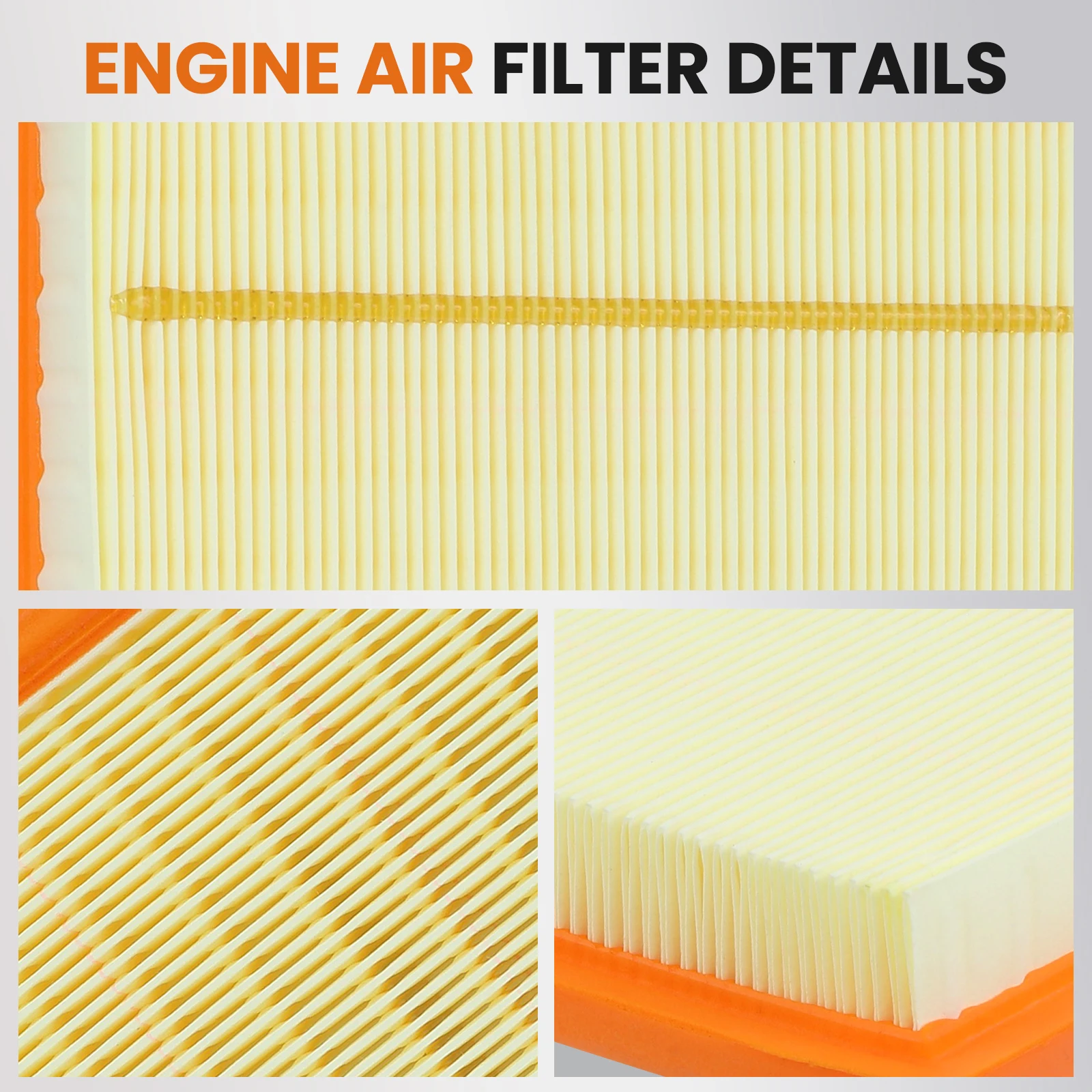 3x 17801-F4010 871390-C010 Engine Air Filter & Cabin Air Filter For Toyota Tundra 2023 -2025 Sequoia 3.4L 17801F4010 871390C010 - view 5