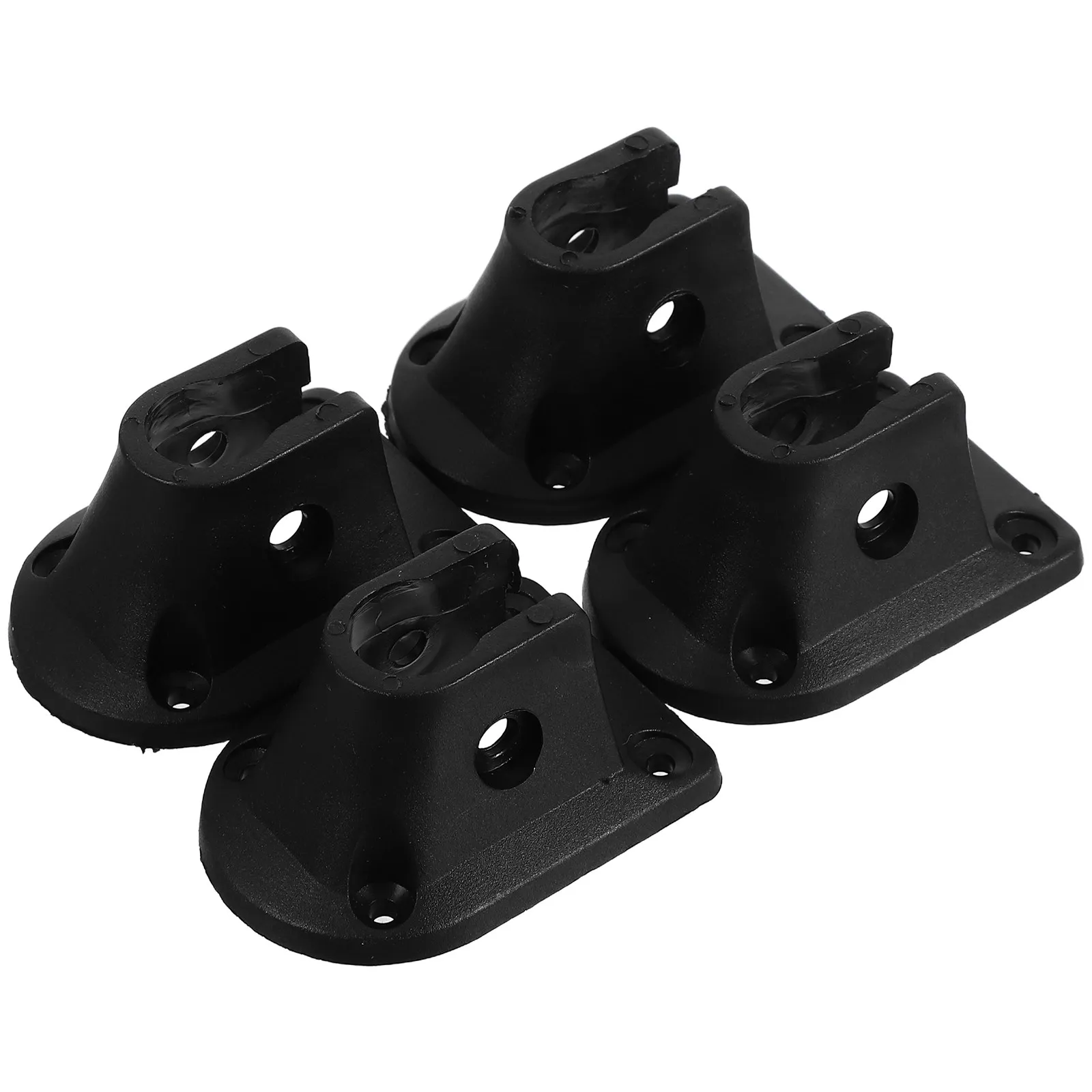 

4Set Folding Table Leg Brackets Portable Black Metal Hardware Replacement for Outdoor Folding Camping Picnic Activities