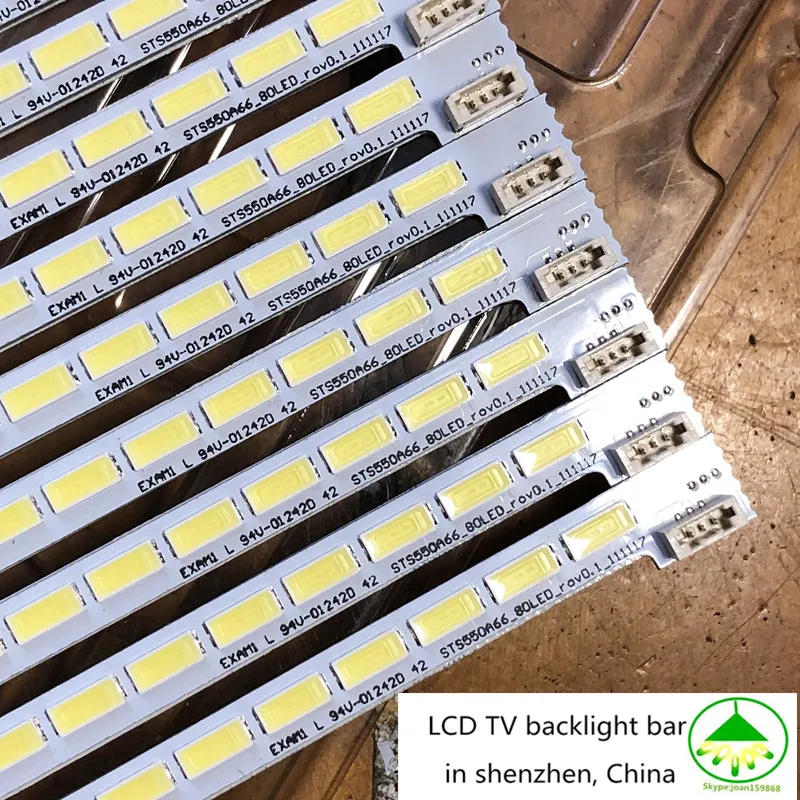 5piece/lot  100%NEW  LTA550HQ22 550HQ20 HQ16 LJ64-03515A STS550A66_80LED_ 1piece=80LED 676MM  Free shipping