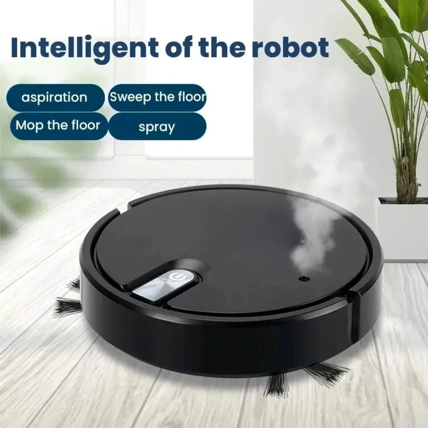 Super Quiet, Smart, and Efficient 5-in-1 Multi-Functional Robot Vacuum Cleaner for Vacuuming, Mopping, and Humidifying - Ideal H