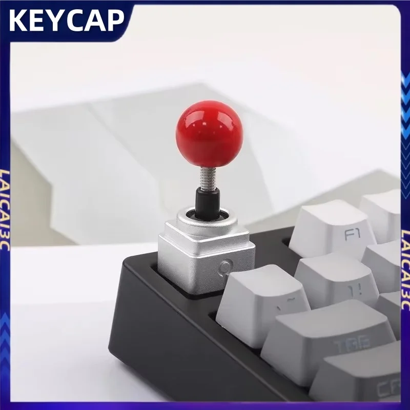

DIY Good Luck Retro Game Joystick Metal Keycap Classic Customization Personalized Gift PC Gaming Mechanical Keyboard Accessories