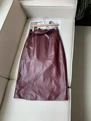 New Autumn And Winter Beaded Sheepskin High Quality Skirt For Women