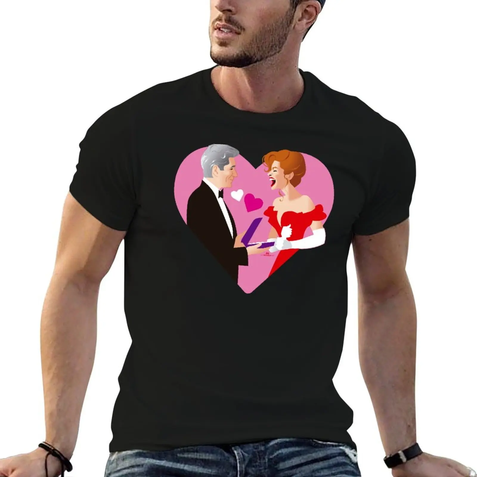 

Jewelry box T-Shirt funny t shirts man black cotton t-shirt plain for man package T-Shirt