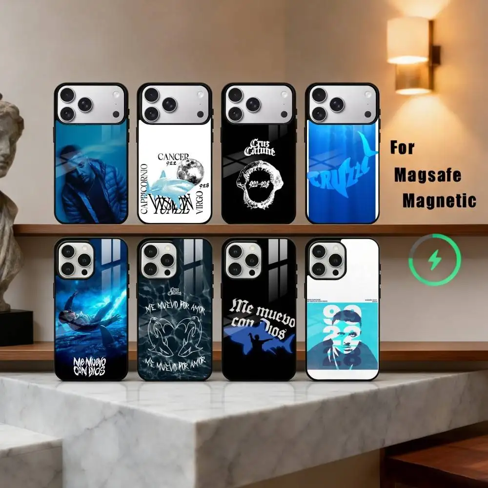 

C-Cruz Cafune Me M-Muevo Con Dios Phone Case For iPhone17,16,15,14,13,12,11 Plus,Pro Max Magnetic For Magsafe Wireless Charging