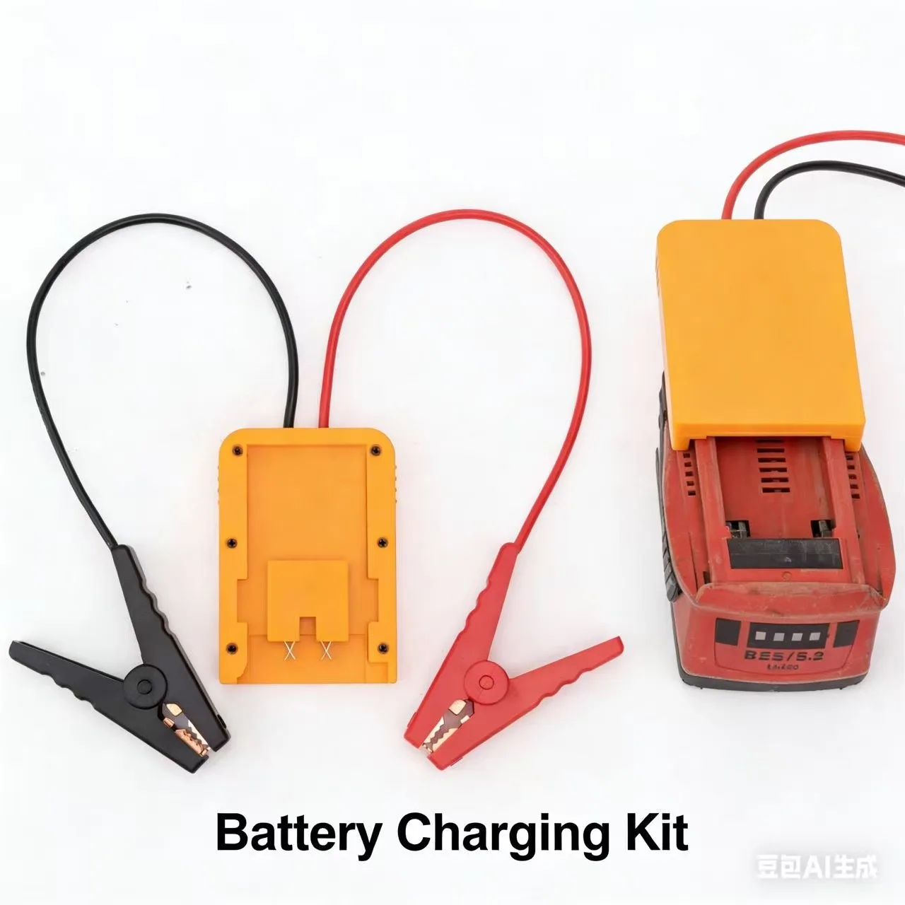 

Питание 12-вольтовых аксессуаров, подключение устройств и электрических устройств для DIY-проектов. Адаптер для аккумулятора Hilti 22В под зажимы типа «крокодил»