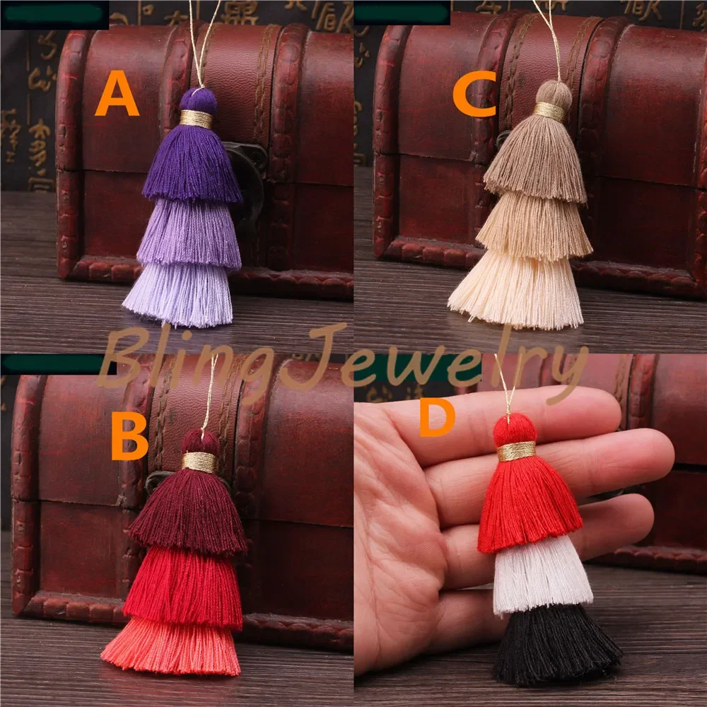 10pairs Multi Ombre Layered Tassel Fringe Dangle Statement Korean Earrings Women Boho Tribe Jewelry  Aesthetic