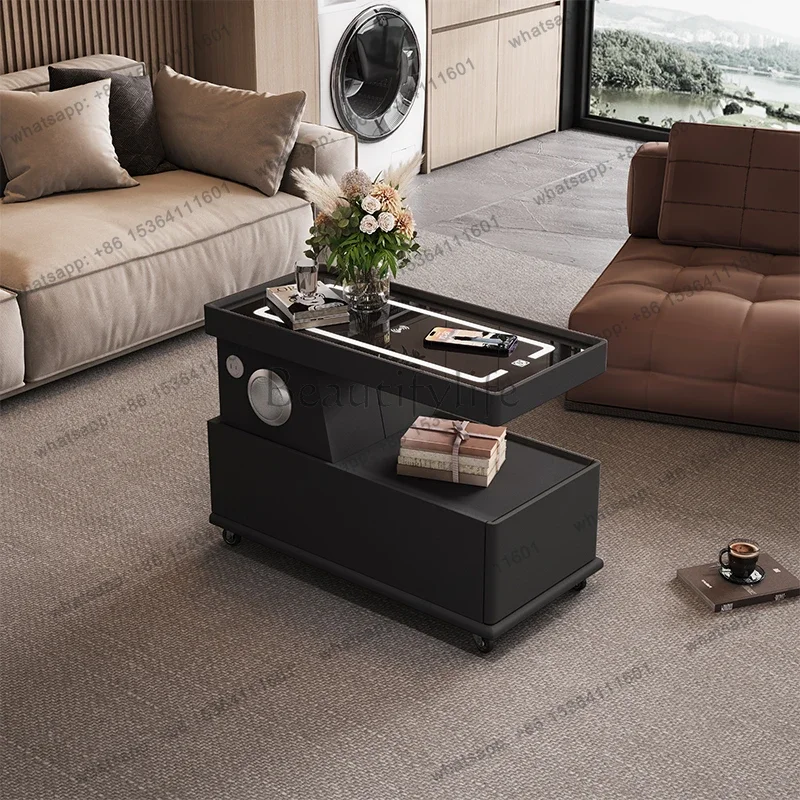 8p55Luxury Decoration Coffee Table Aesthetic Transform Nordic Storage Side Table