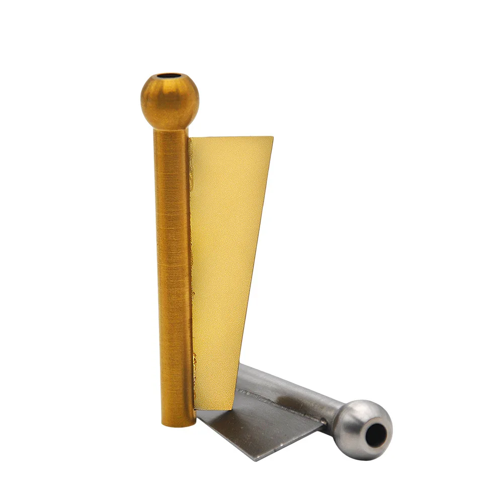 Flag Style 2 in 1 Metal Straw Tube with Blade Smoking Accessories Cool Gadget for Men Gift view 6