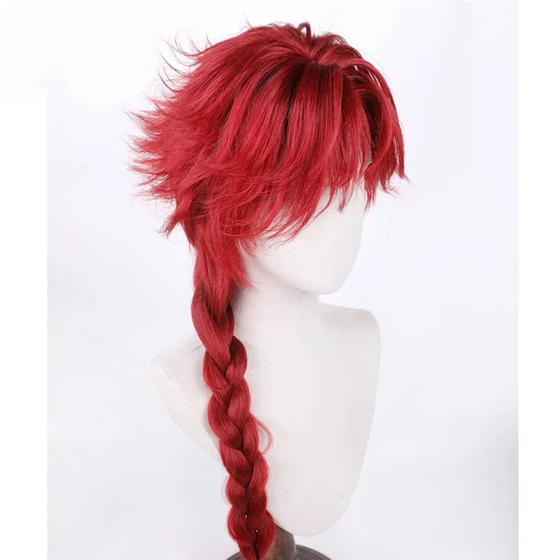 Solo in stile Link Click Vein Parrucca Cosplay Costume Rosso Cos Parrucche Fan Prop Anime Halloween Gioco di ruolo Set