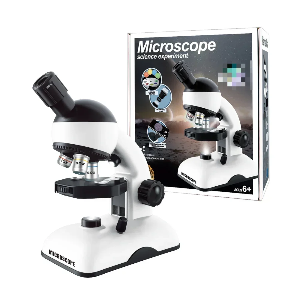 Science Children's High Quality Microscope 1200X High Definition Student Science Experiment Toy