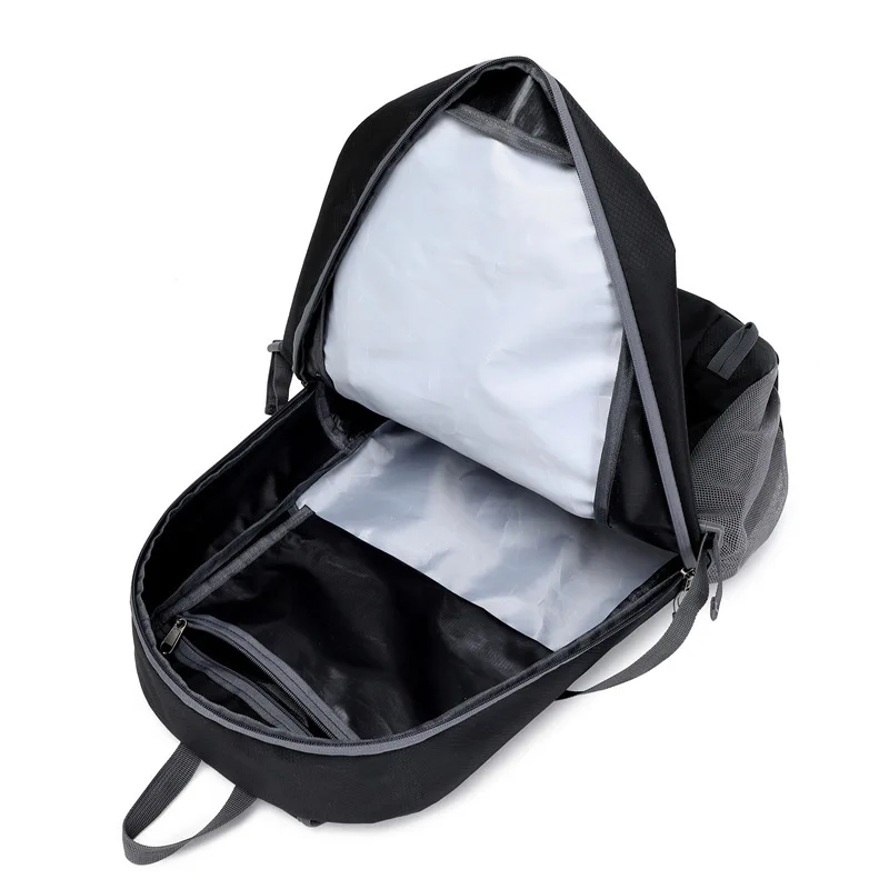 Hochwertige, neueste, leichte Wandertasche, 45 l, große Kapazität, Outdoor-Reisetasche, faltbarer Reiserucksack, Laptop