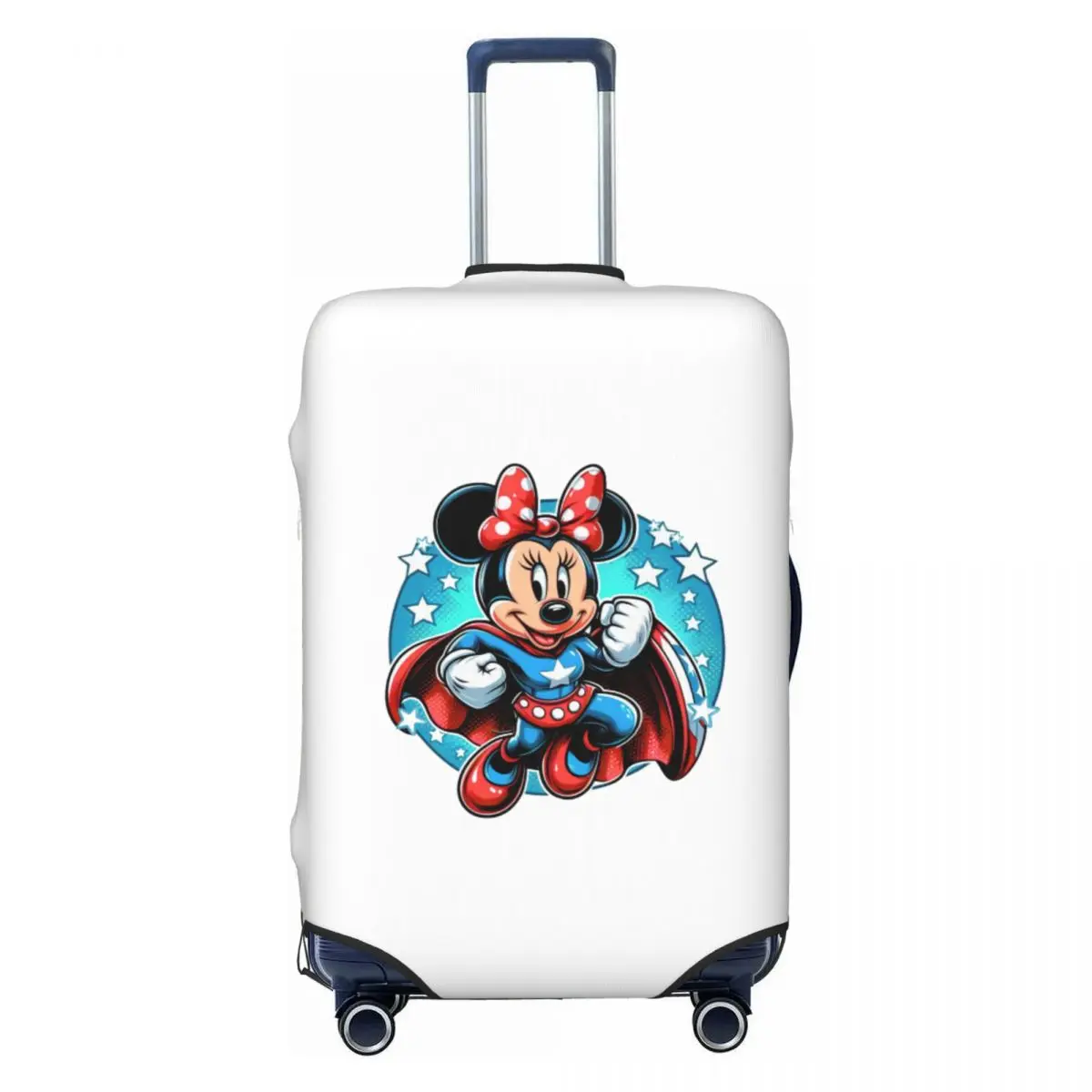 

Эластичный чехол для чемодана с аниме-персонажами Микки Маус, защитный чехол для багажа, подходит для чемоданов 18-32 дюйма