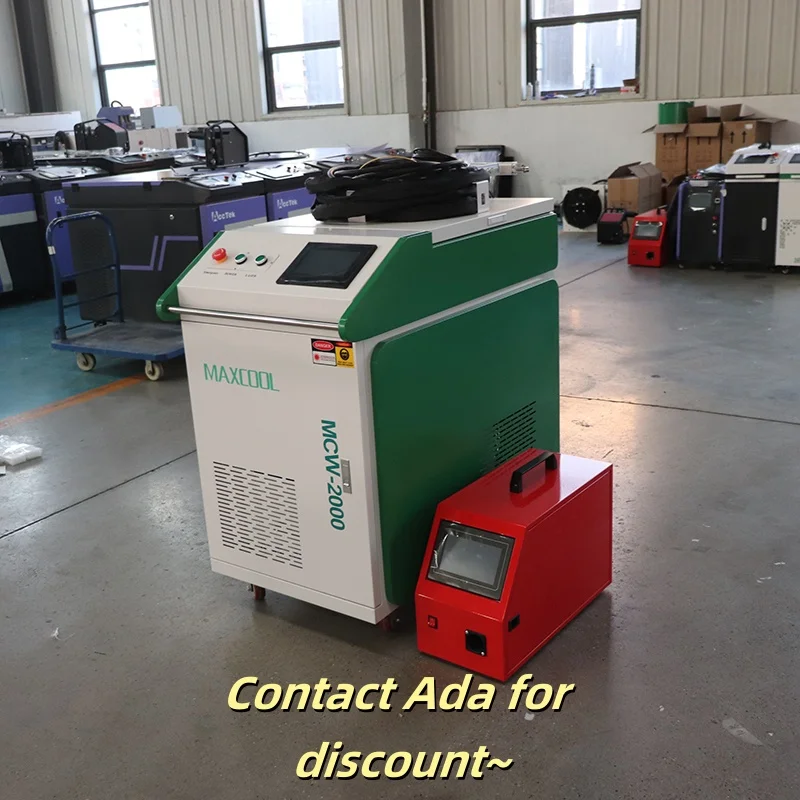 Handheld Fiber Laser Welding Machine 3 In 1 Hand Held Laser Welder for Metal with SUP23T Welding Gun 1500w 2kw 3kw Machine